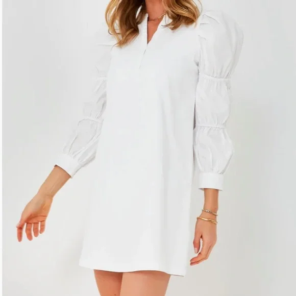White Poplin Long Sleeve Willa Mini Knit Dress
HYACINTH HOUSE - Picture 2 of 8